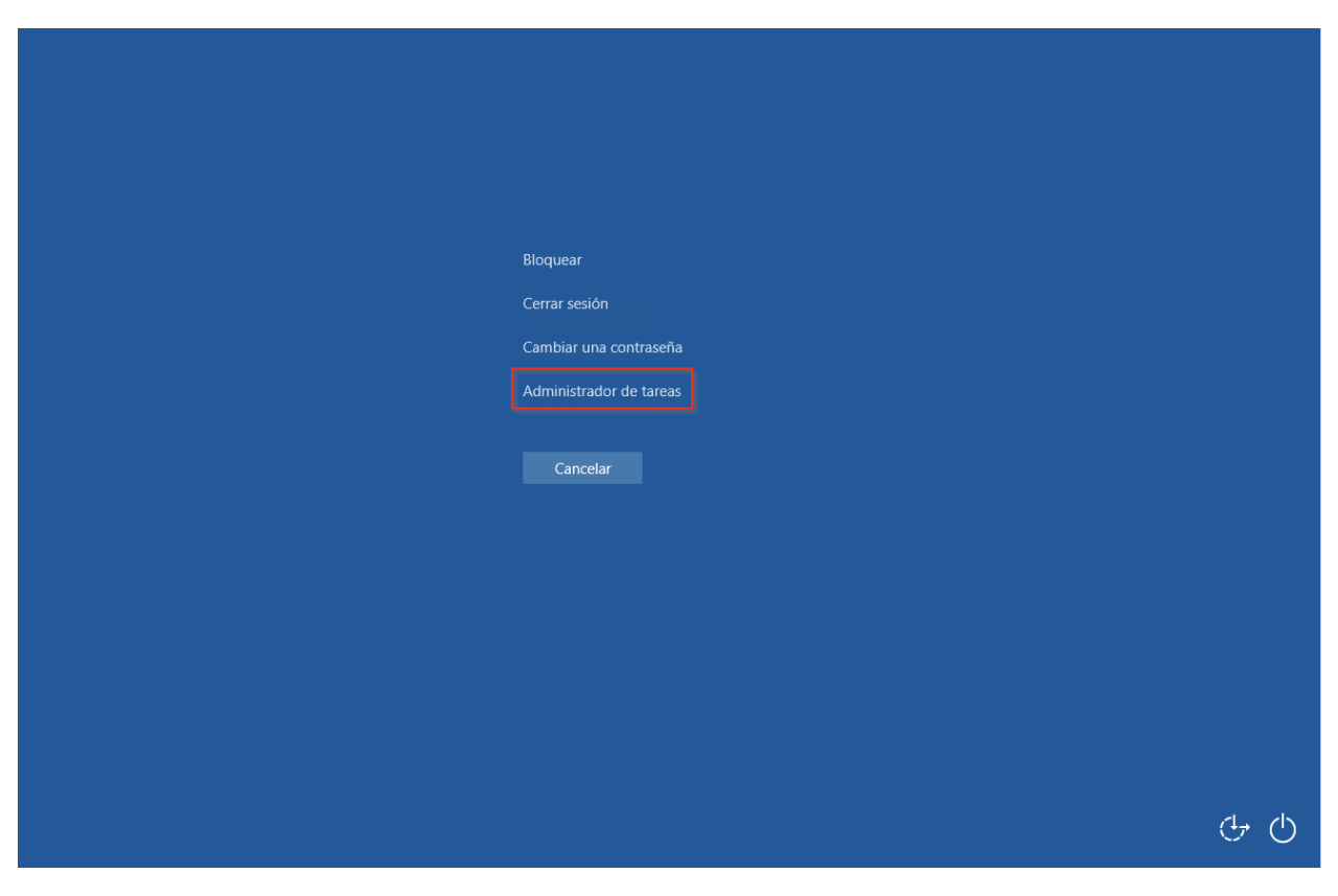 Imagen del menú que se abre y el texto que tenemos que pulsar lo tenemos marcado en rojo.